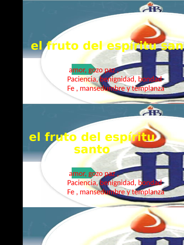 El Fruto Del Espíritu Santo | PDF