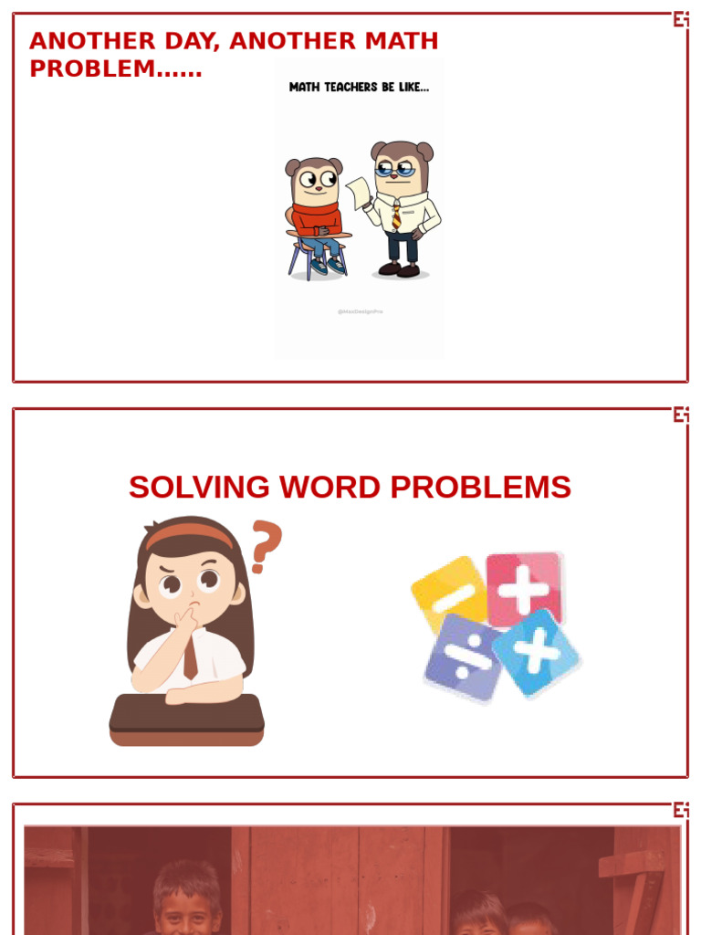 Strategies for Solving Word Problems | PDF | Learning | Mathematics