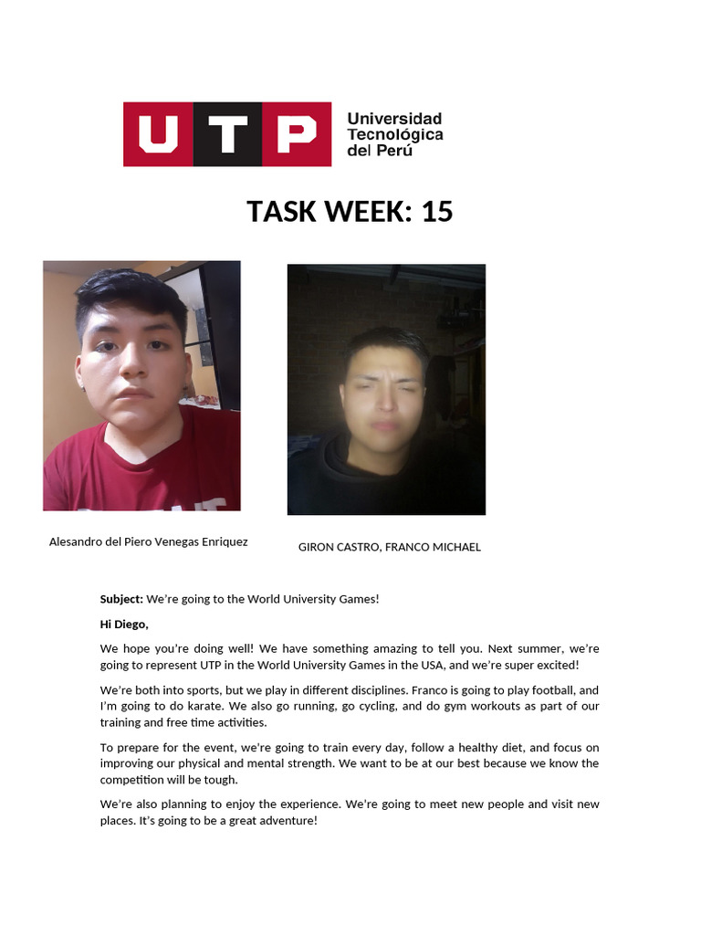 TASK WEEK 15 y | PDF