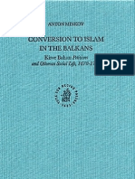 Conversion to Islam in the Balkans - ANTON MINKOV