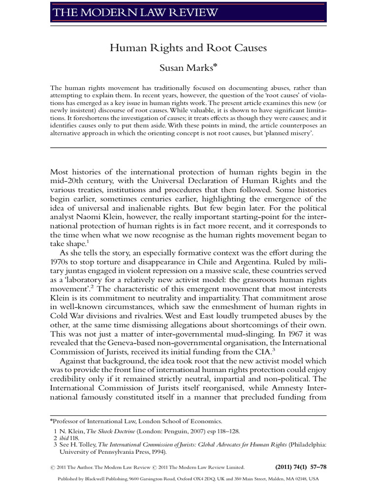 Human Rights Violations and Their Causes | PDF | Human Rights | Haiti