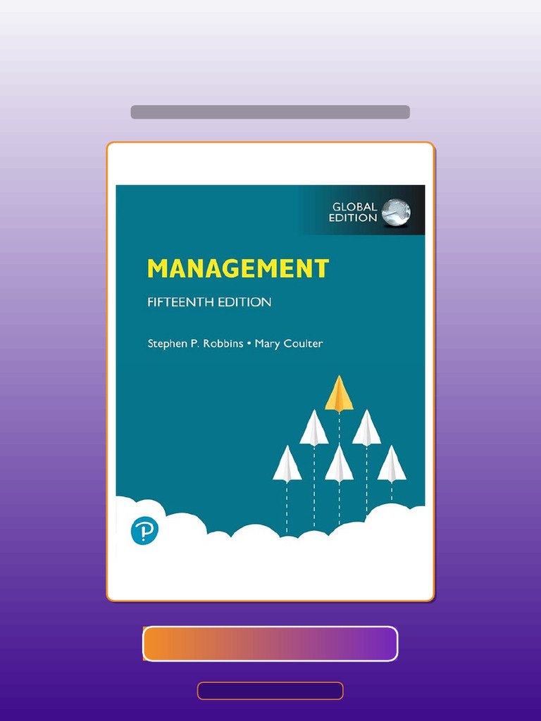 Management 15th Global Edition by Stephen RobbinsMary Coulter