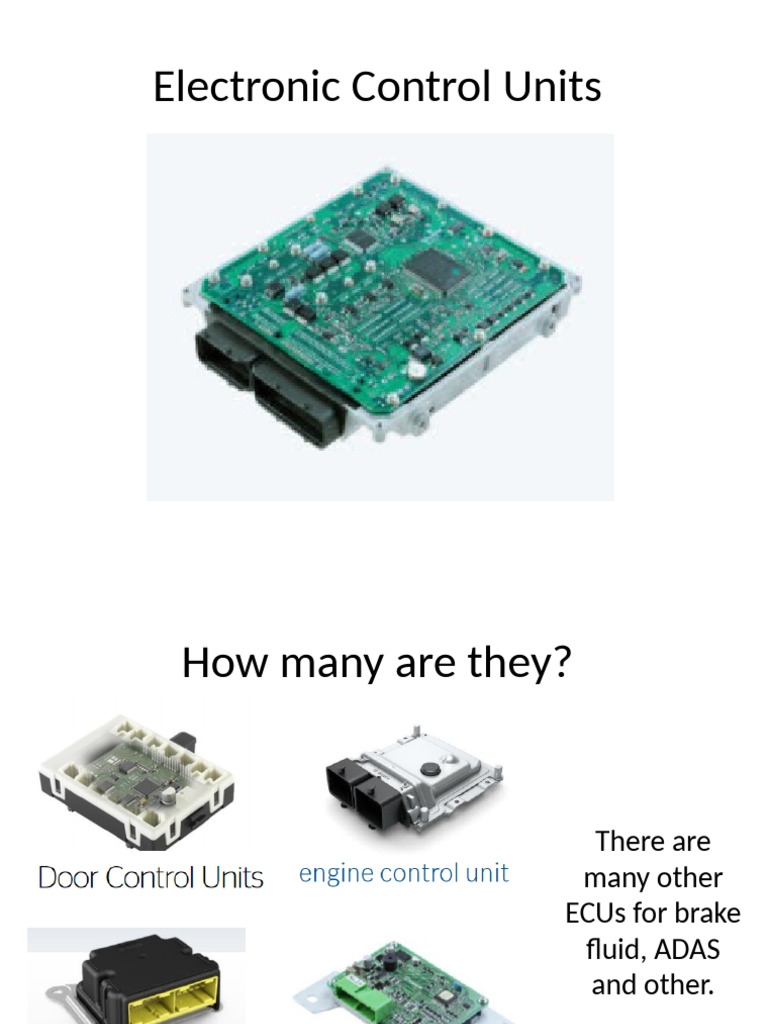 ECUs | PDF