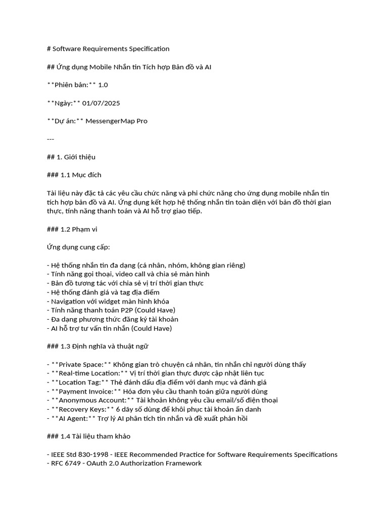Software Requirements Specification | PDF