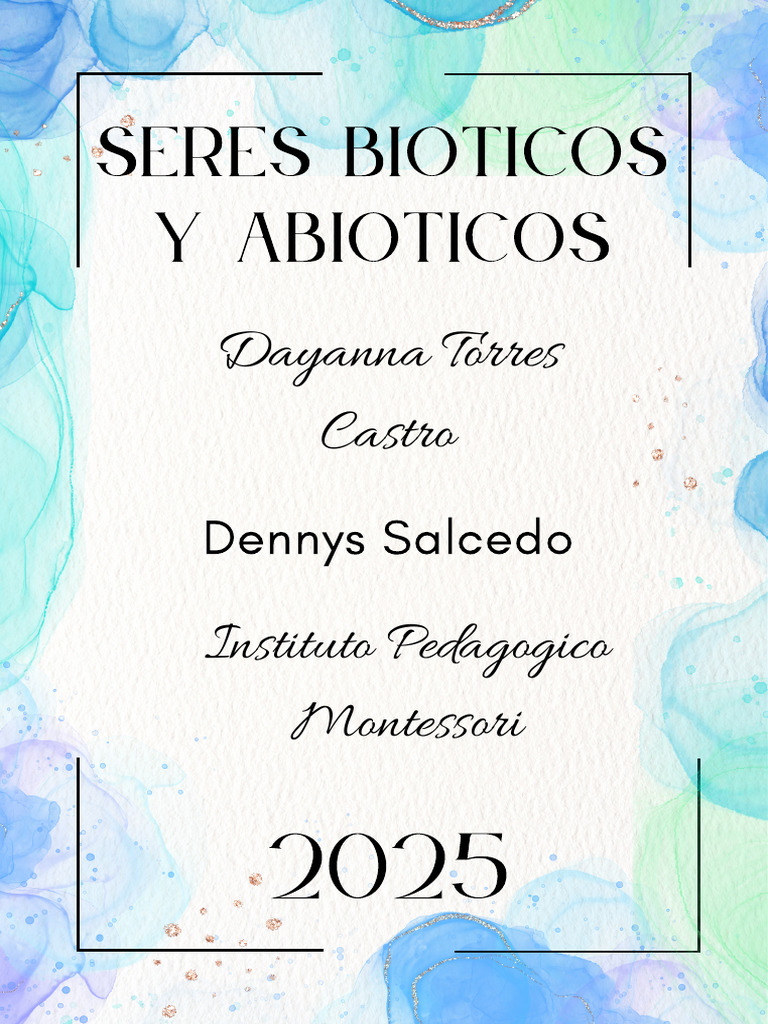 Factores Bióticos y Abióticos en Ecosistemas | PDF