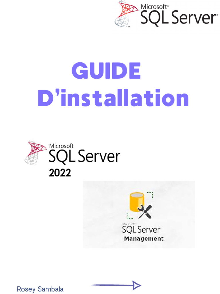 Installation de SQL Server 2022 | PDF