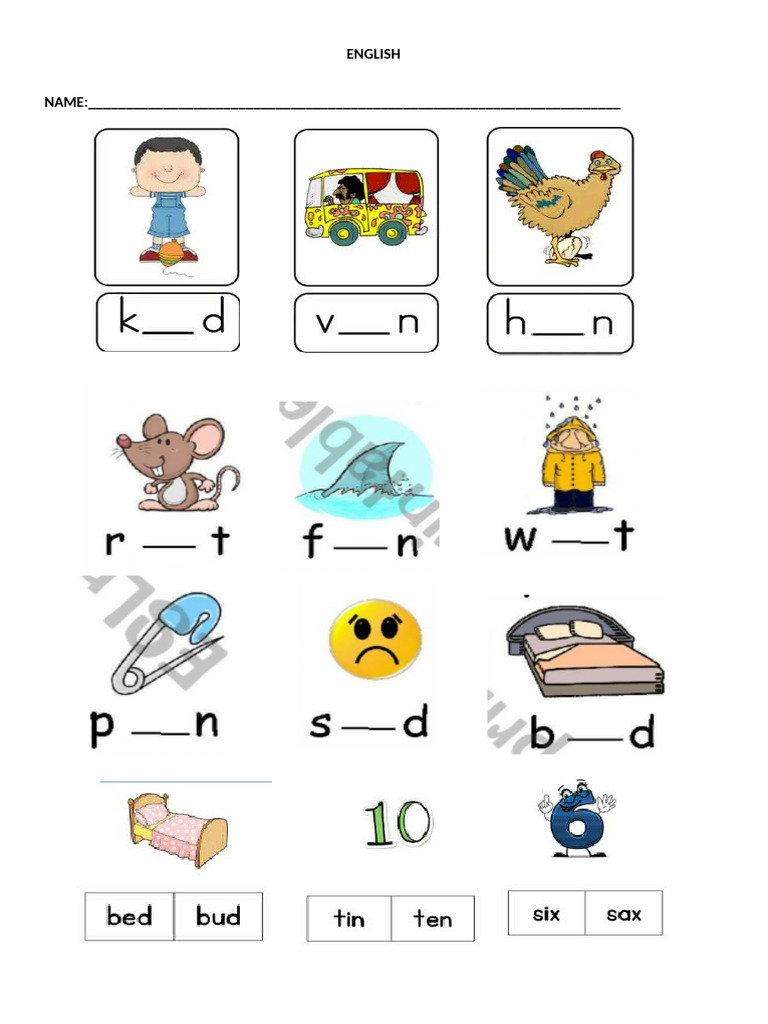 Educational Worksheets for Kids | PDF