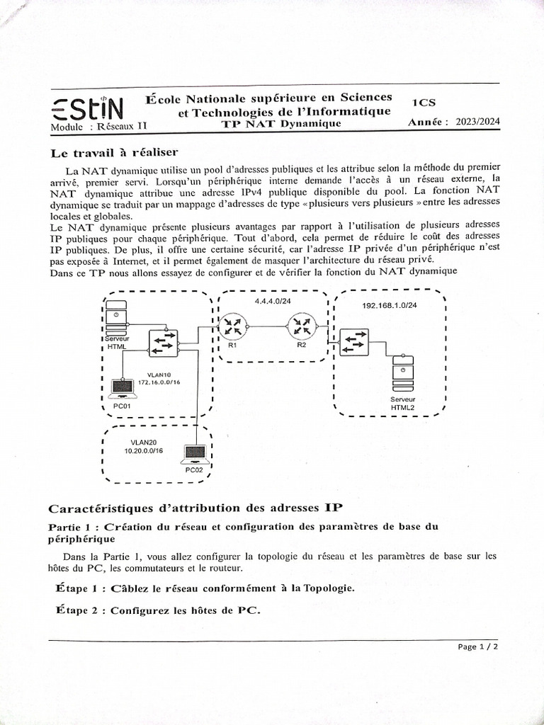 TP Nat Dynamique | PDF
