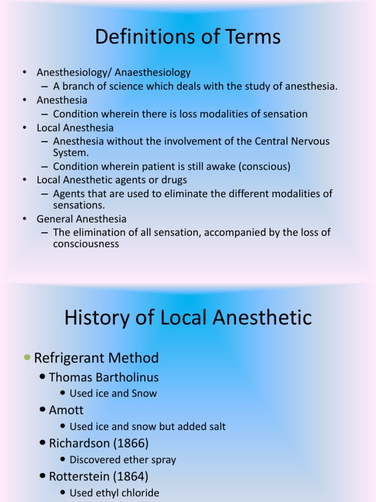 History Anesthesia 2003-2007 | PDF | Anesthesia | Medical Specialties
