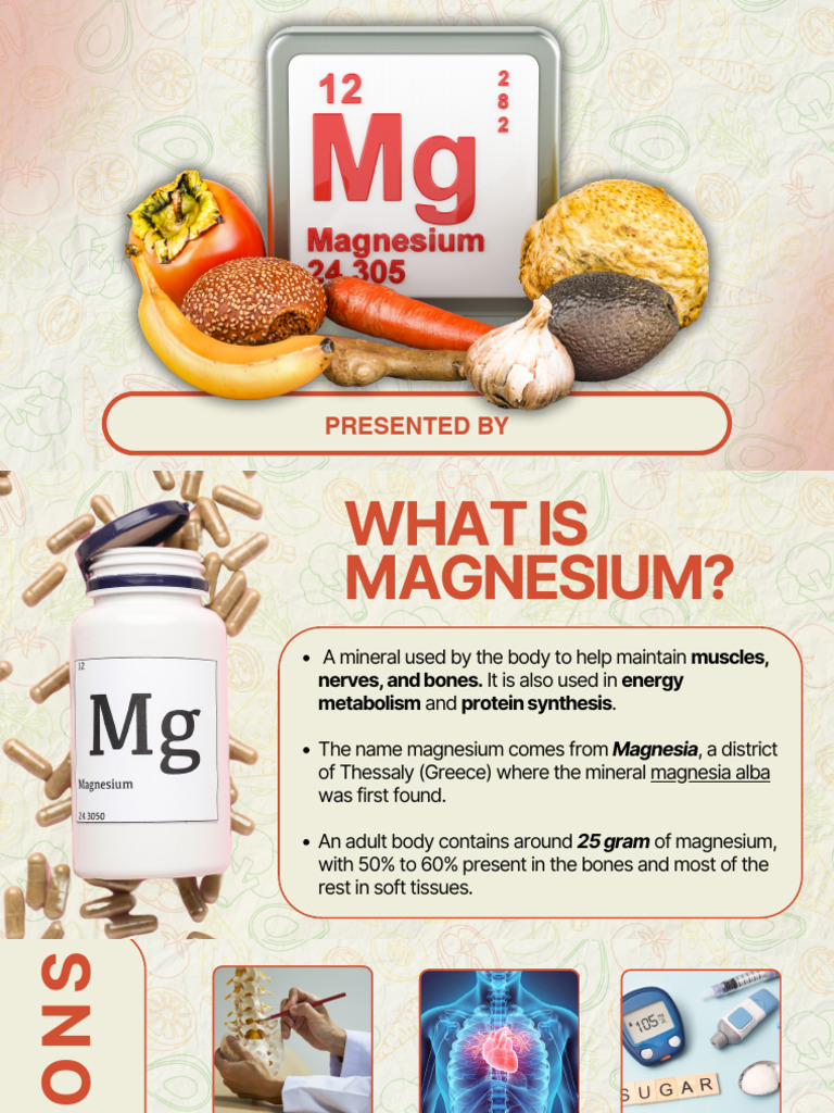 Magnesium: Health Benefits & Sources | PDF