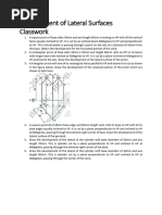 Development of Lateral Surfaces | PDF | Perpendicular | Euclidean Geometry