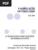 Exemplos de Metodologia-bsi