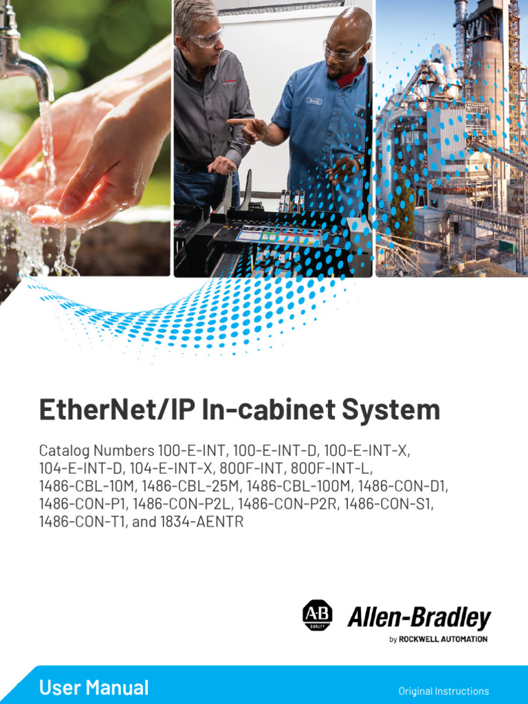 EtherNet/IP In-Cabinet System Manual | PDF | Relay | Computer Network