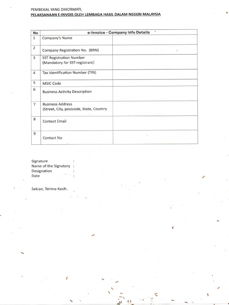 Form E-Invoice | PDF