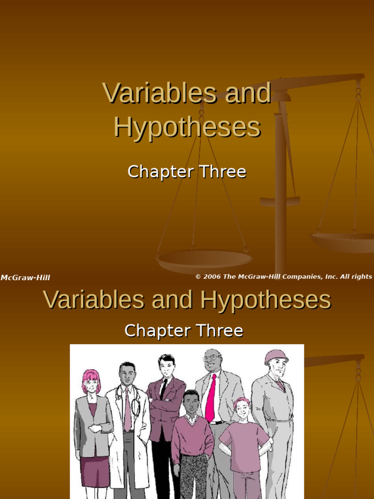 Understanding Variables and Hypotheses | PDF | Hypothesis | Categorical ...