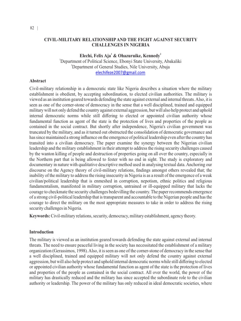 South East Journal of Political Science, Vol.10, No.2, 2024 - CIVIL ...