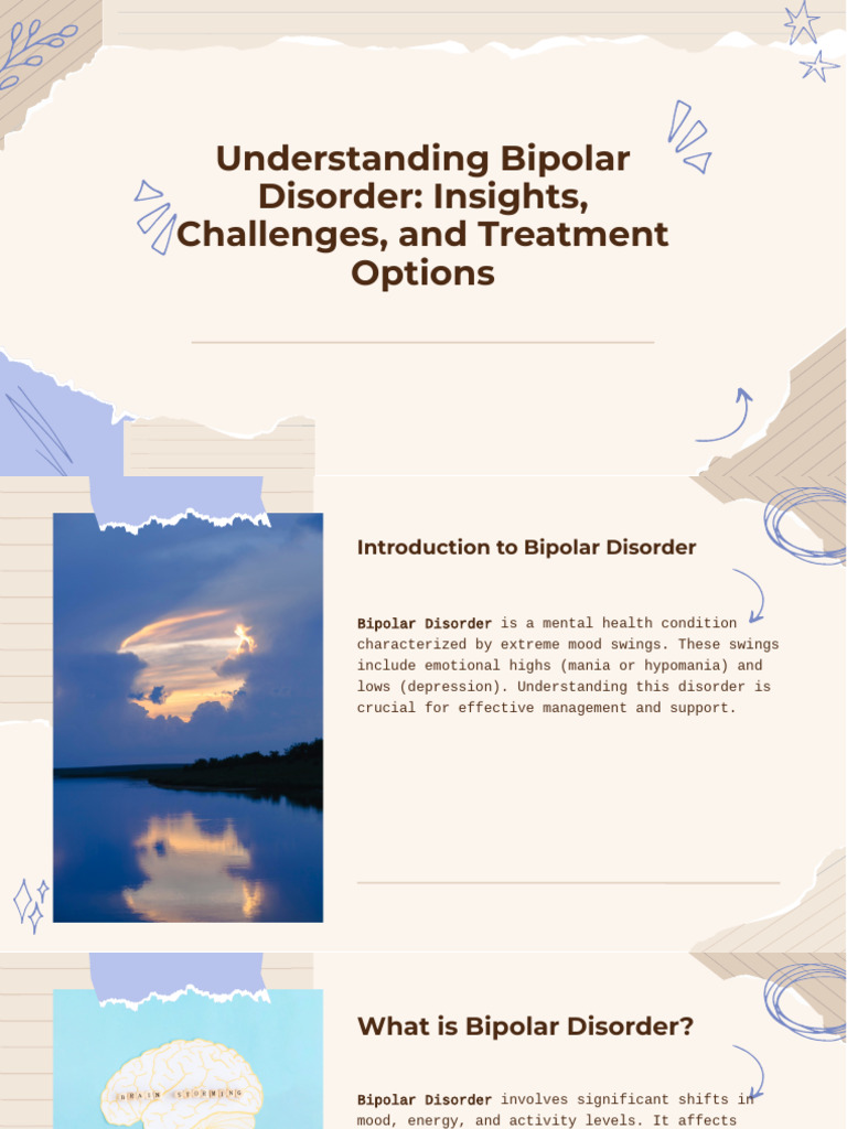 Slidesgo Understanding Bipolar Disorder Insights Challenges and ...