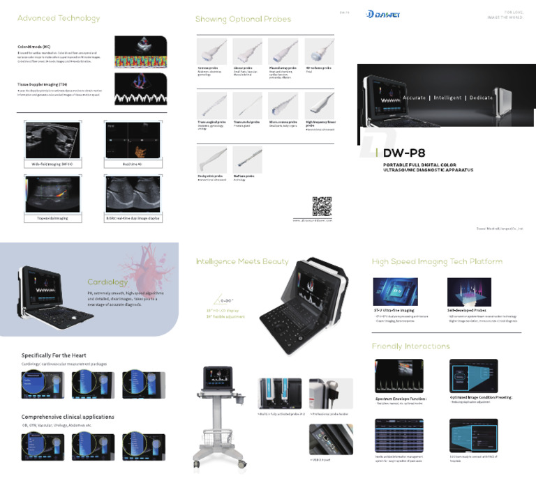 DW P8 Portable Full Digital Color Ultrasonic Diagnostic Apparatus | PDF
