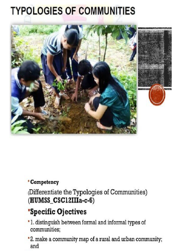 Lesson 3 Typologies of Community | PDF