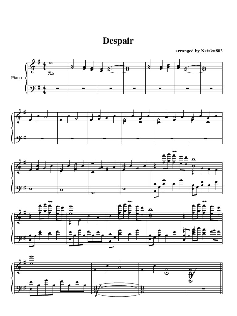 Despair Piano