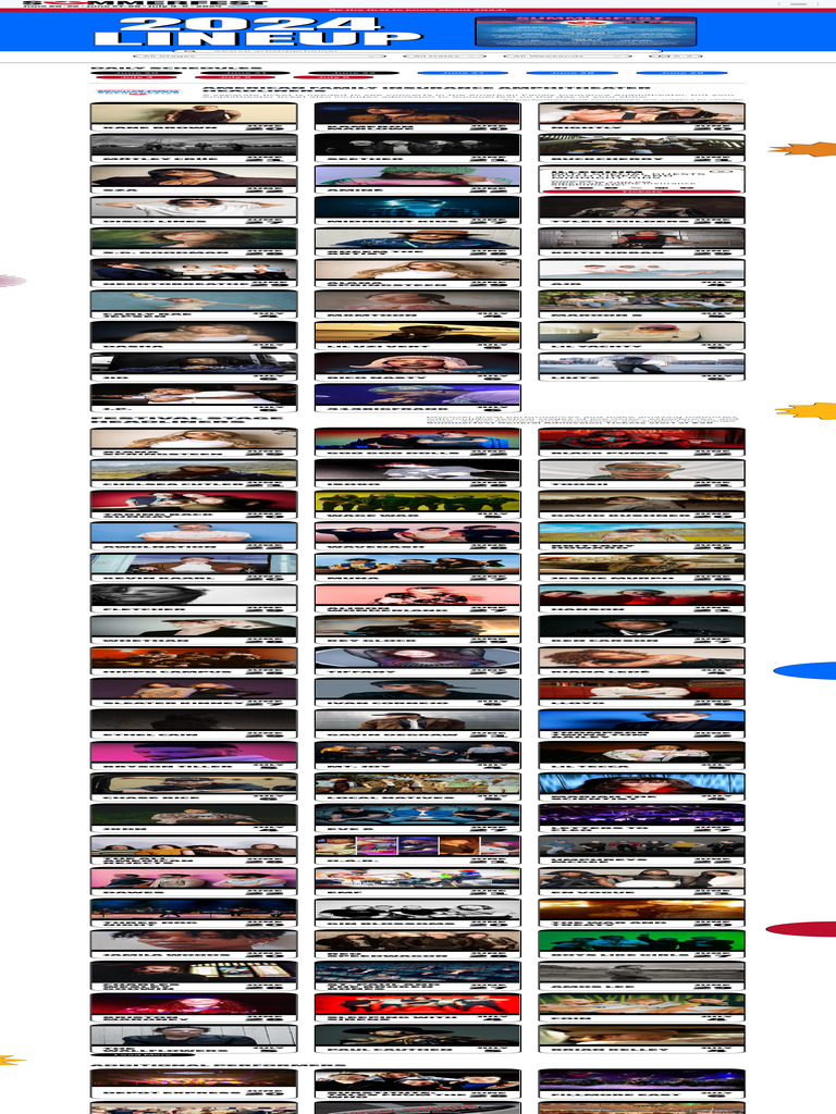 2024 Lineup Summerfest The World S Largest Music Festival Pdf