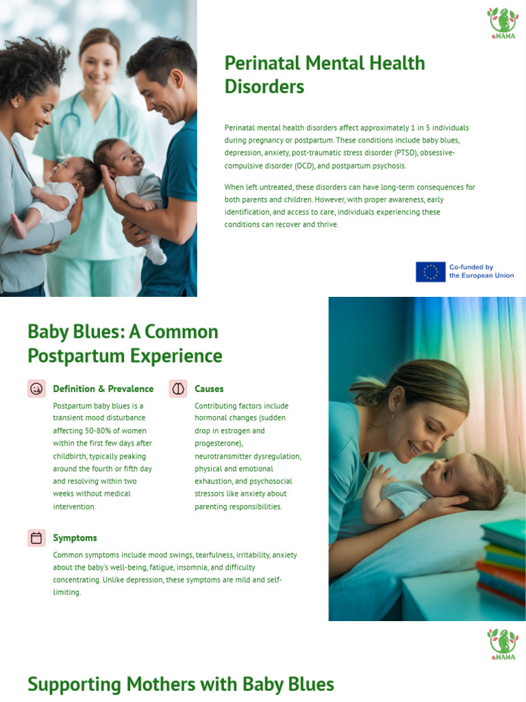EMAMA M1 Perinatal Mental Health Disorders | PDF | Postpartum ...