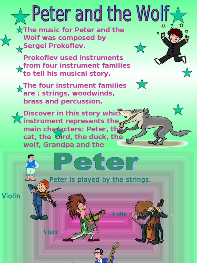 Peter and the Wolf 2 Ppp(1) Musical Instruments Woodwind Instruments
