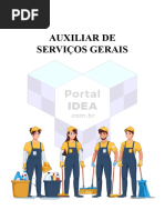 Descrição do Cargo: Auxiliar de Serviços Gerais | PDF