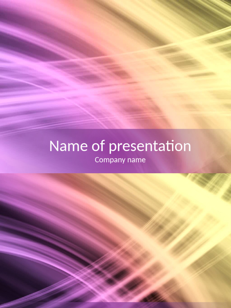 Animated PowerPoint Template | PDF | Writing | Written Communication