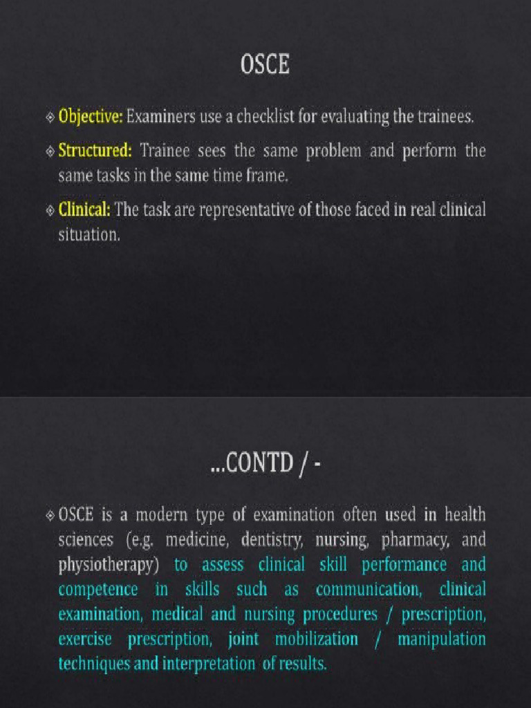 OSCE | PDF