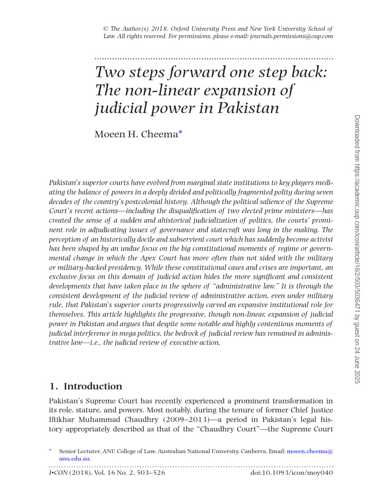 Two Steps Forward, One Step Back by Moeen Cheema | PDF | Zulfikar Ali ...