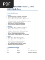 Combined Science - ZimSec O-Level 2026 Syllabus Overview | PDF | Redox ...