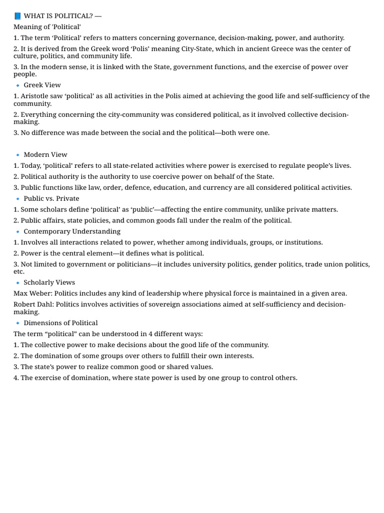 Political | PDF