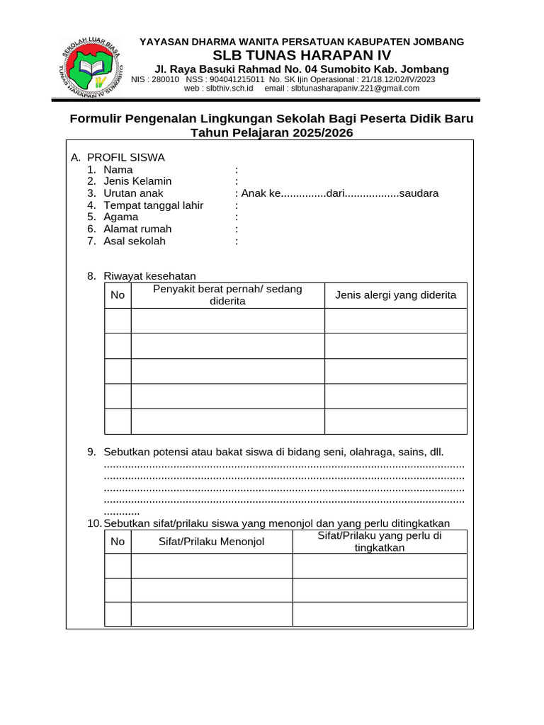 Formulir MPLS Thiv | PDF