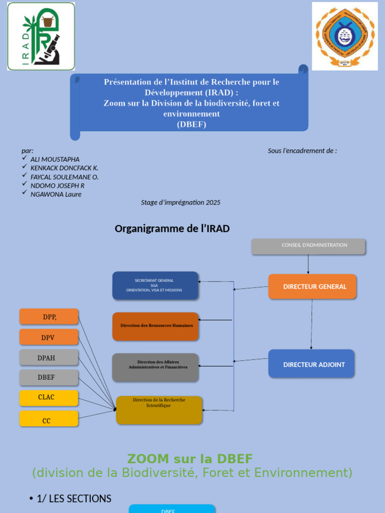Biodiversité et IRAD : Focus sur la DBEF | PDF | Biodiversité | Forêt