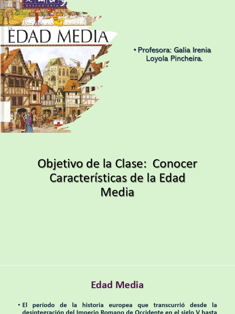 Características de la Edad Media | PDF | imperio Bizantino | Edades medias