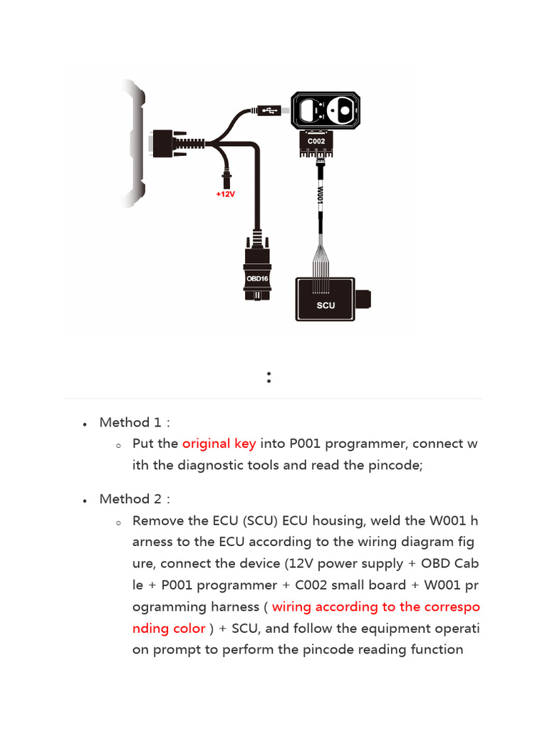 Key Pincode Reading Instructions | PDF