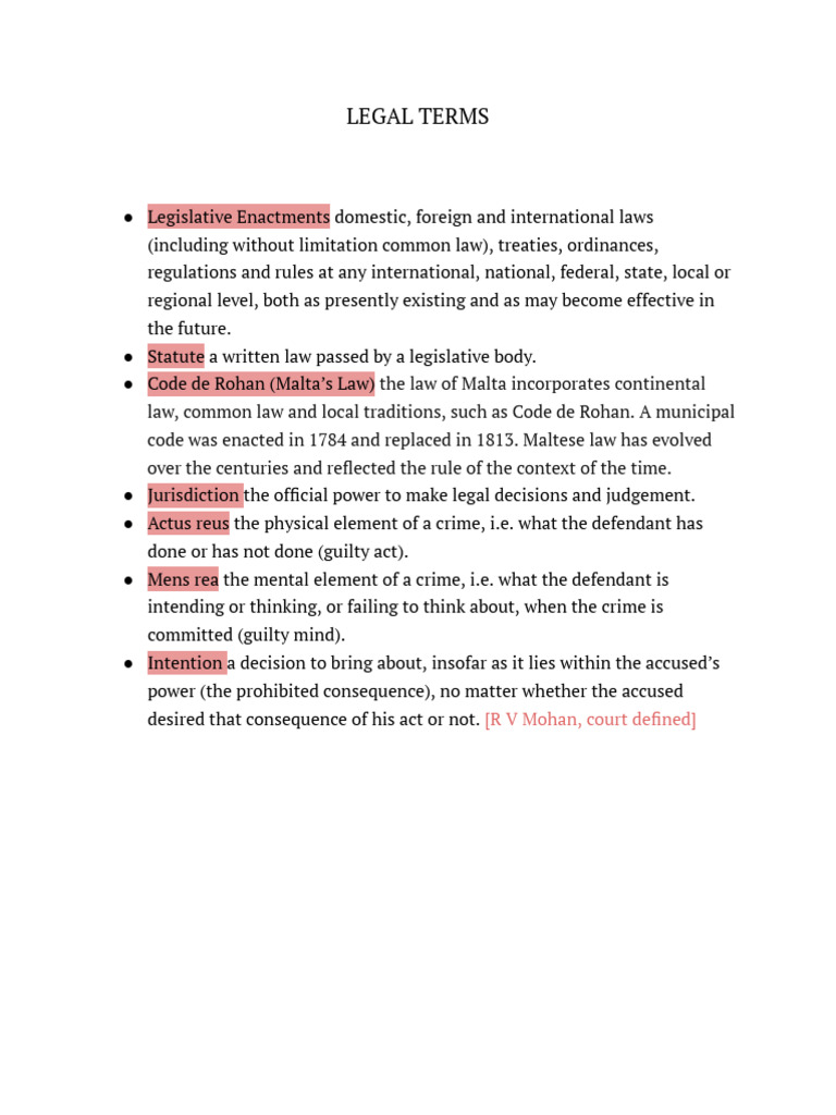 Legal Terms | PDF