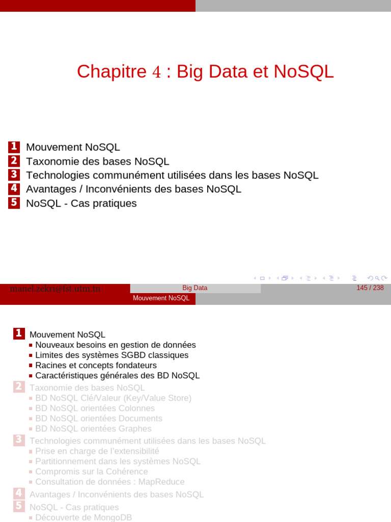 Big Data et Bases NoSQL : Concepts clés | PDF | NoSQL | Programmation ...