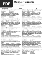 Top 50 Direction Sense Questions | PDF | Units Of Measurement | Length