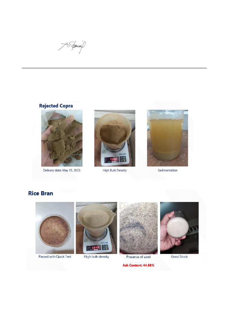 Raw Material Testing Guidelines | PDF