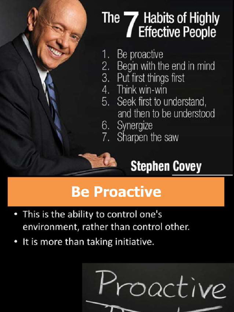 7 Habits of Highly Effective People | PDF
