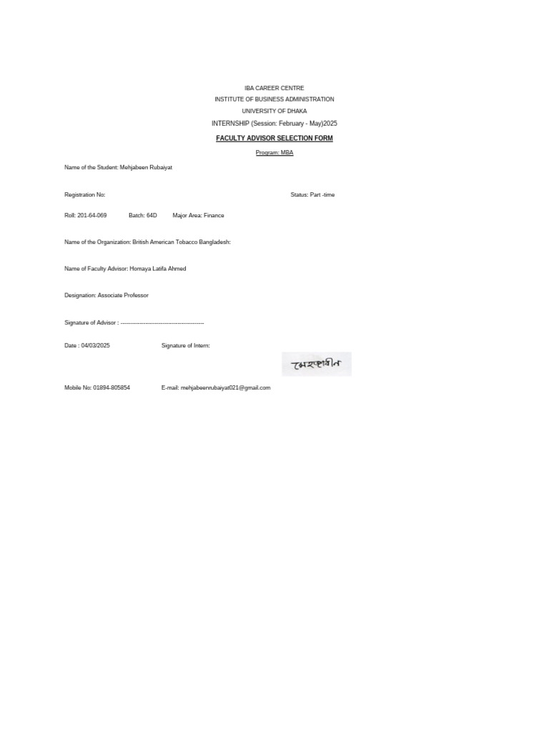 Form(s) + Declaration | PDF