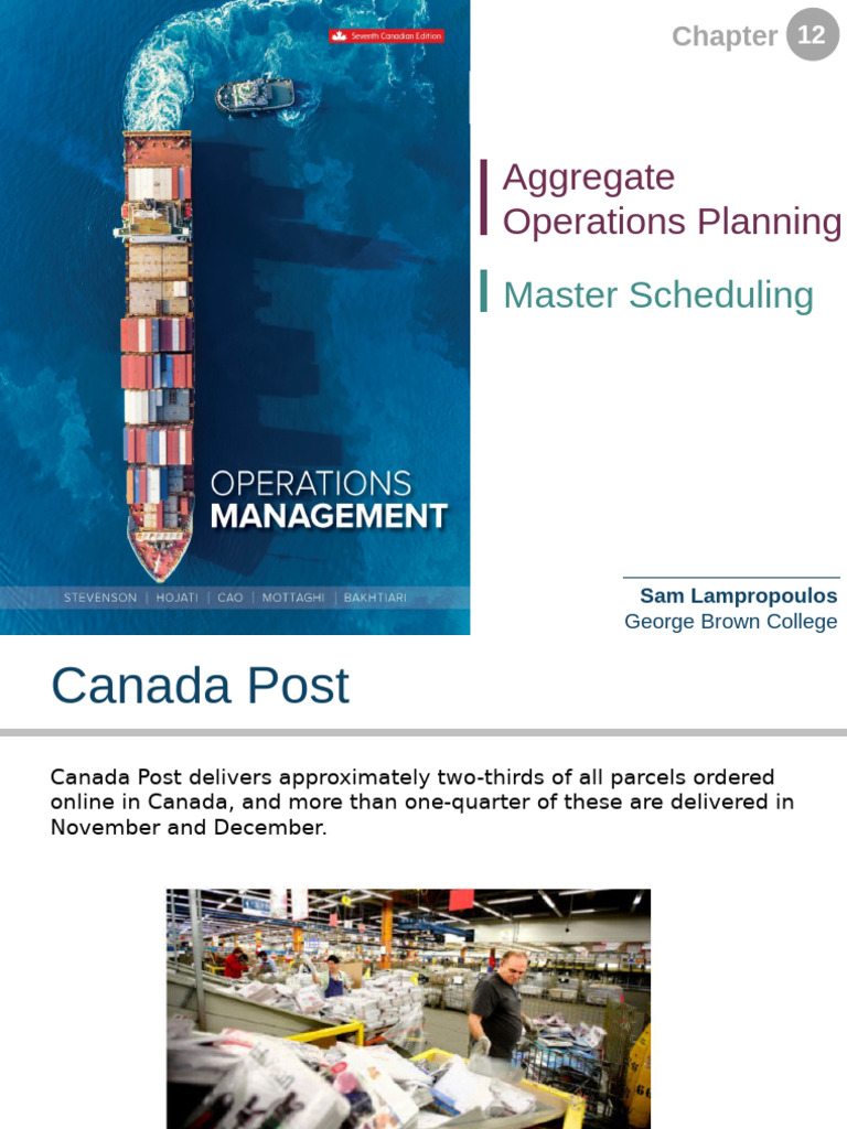 Aggregate Operations Planning Overview | PDF | Inventory | Business ...