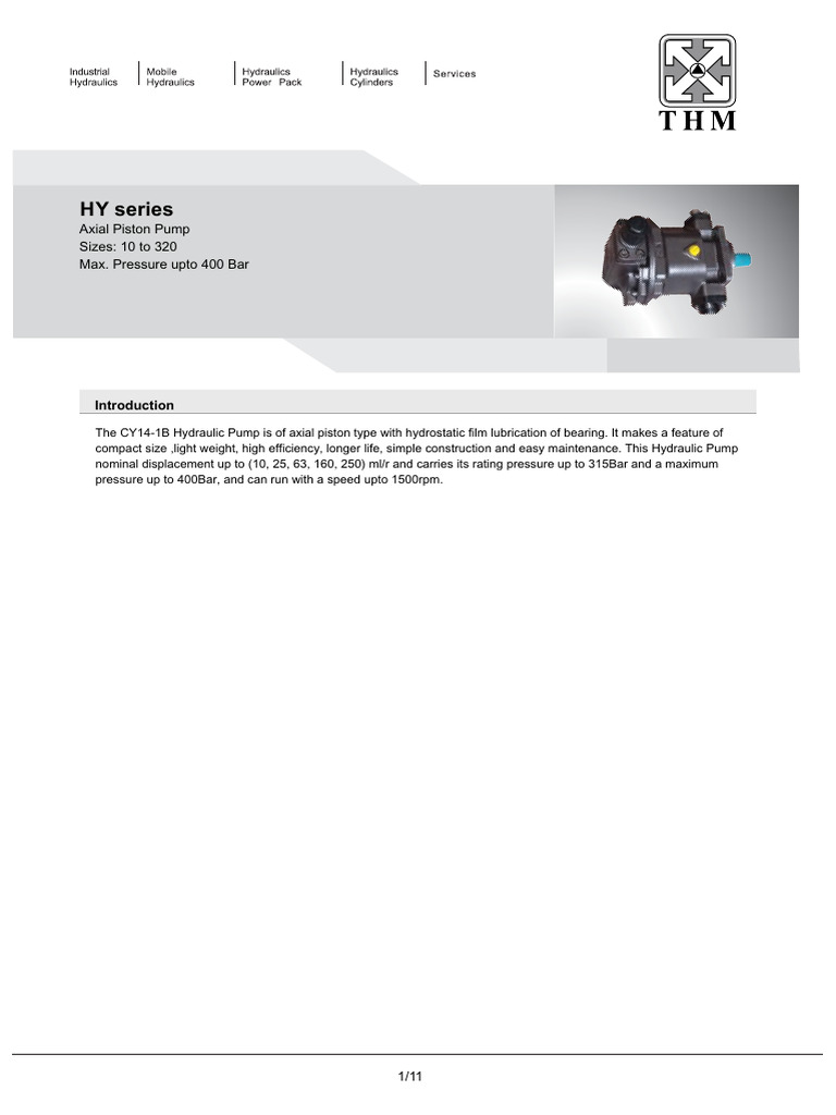 HY Catalog | PDF | Pump | Chemical Engineering