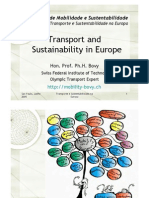 Transport and Sustainability in Europe: Curso de Mobilidade e Sustentabilidade