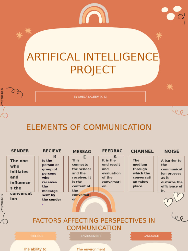 Artificial Intelligence Project | PDF | Communication | Nonverbal ...