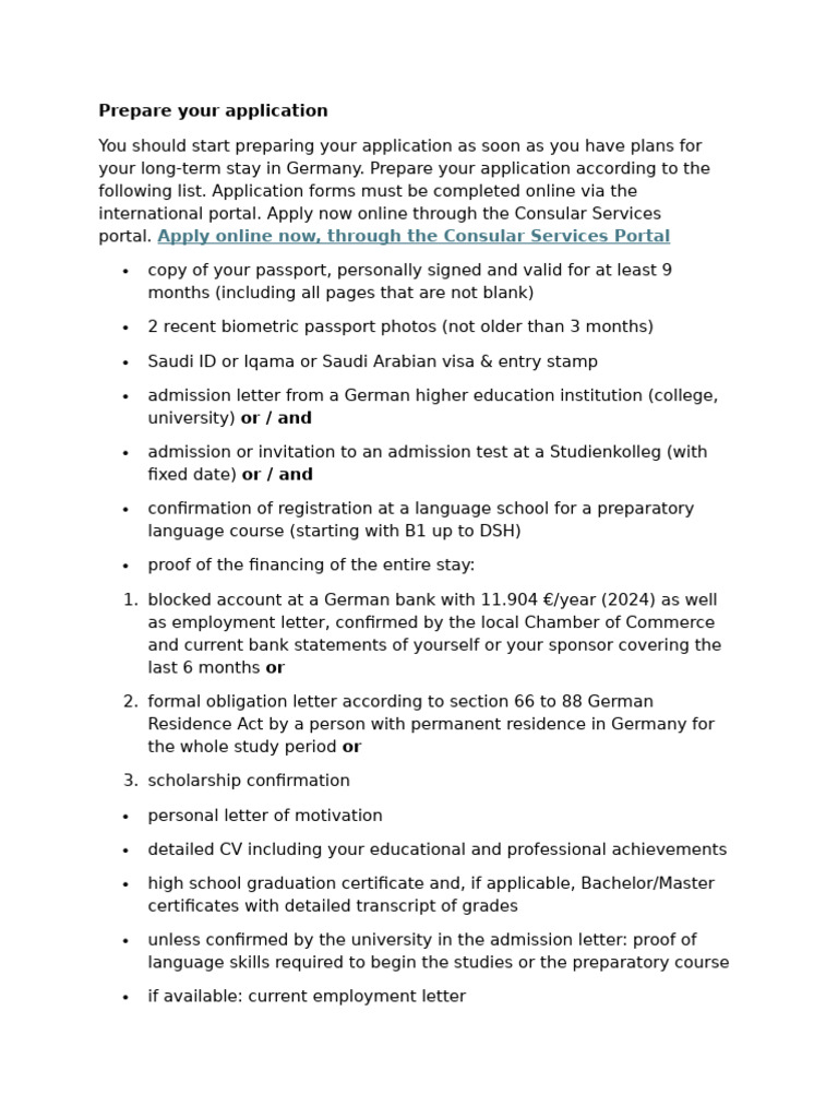 Prepare Your Application | PDF