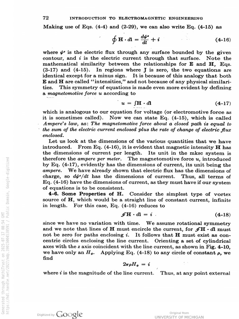 Introduction to Electromagnetic Engineering | PDF | Magnetic Field | Flux