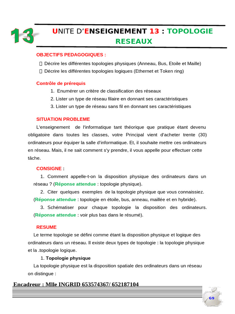 Types de Topologies Réseaux | PDF | Topologie de réseau | Ethernet